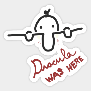 Kilroy Was Dracula Sticker